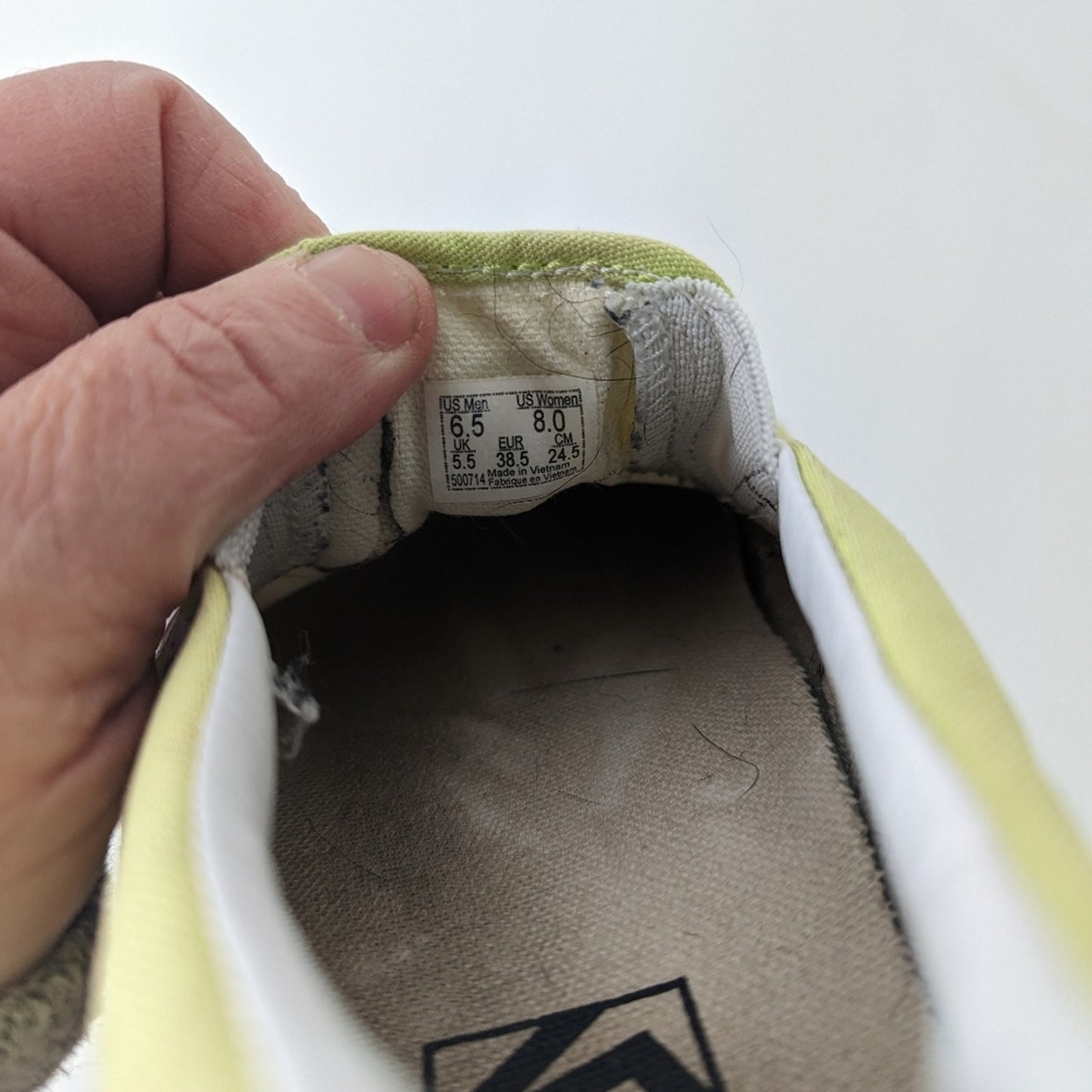 Vans Lime Green Loafers 6.5/8