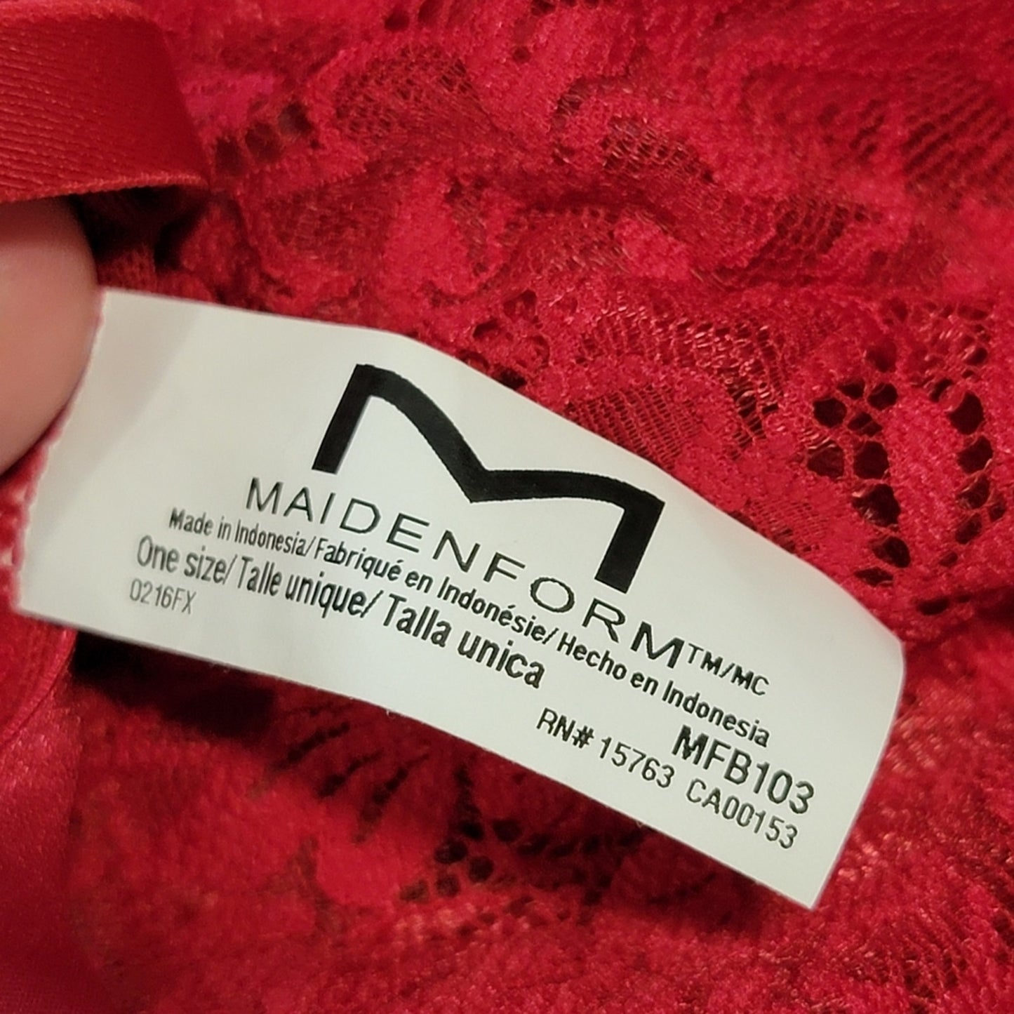Babydoll Red Nightie  Set One Size