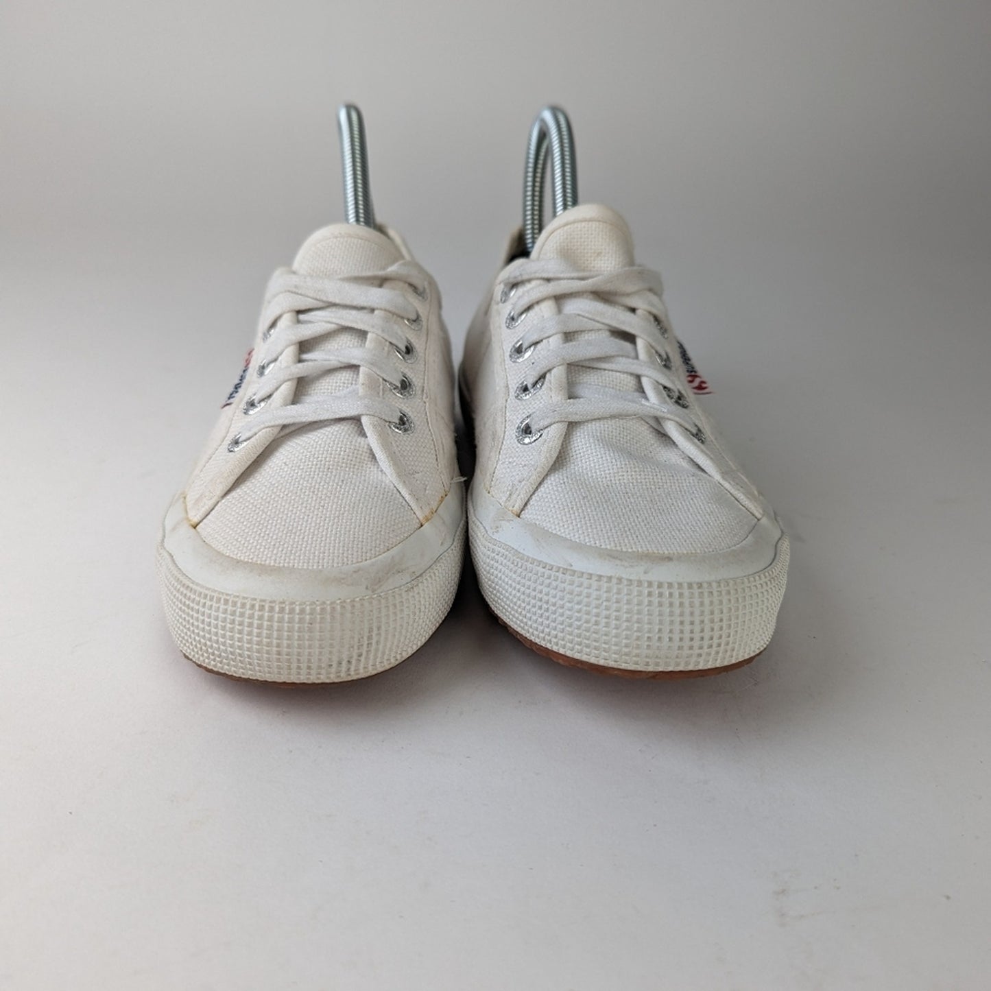 Superga Classic White Lace Up - 6