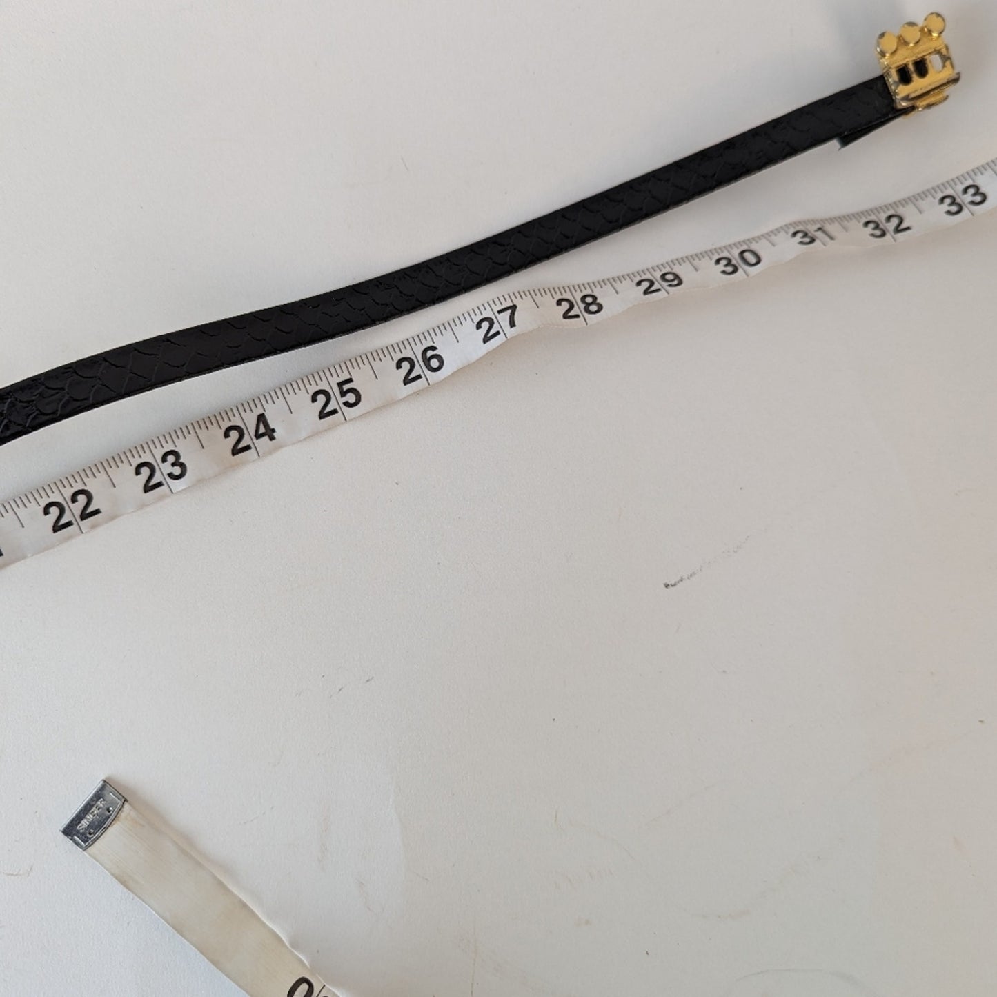 Vintage Train Buckle Belt / Small