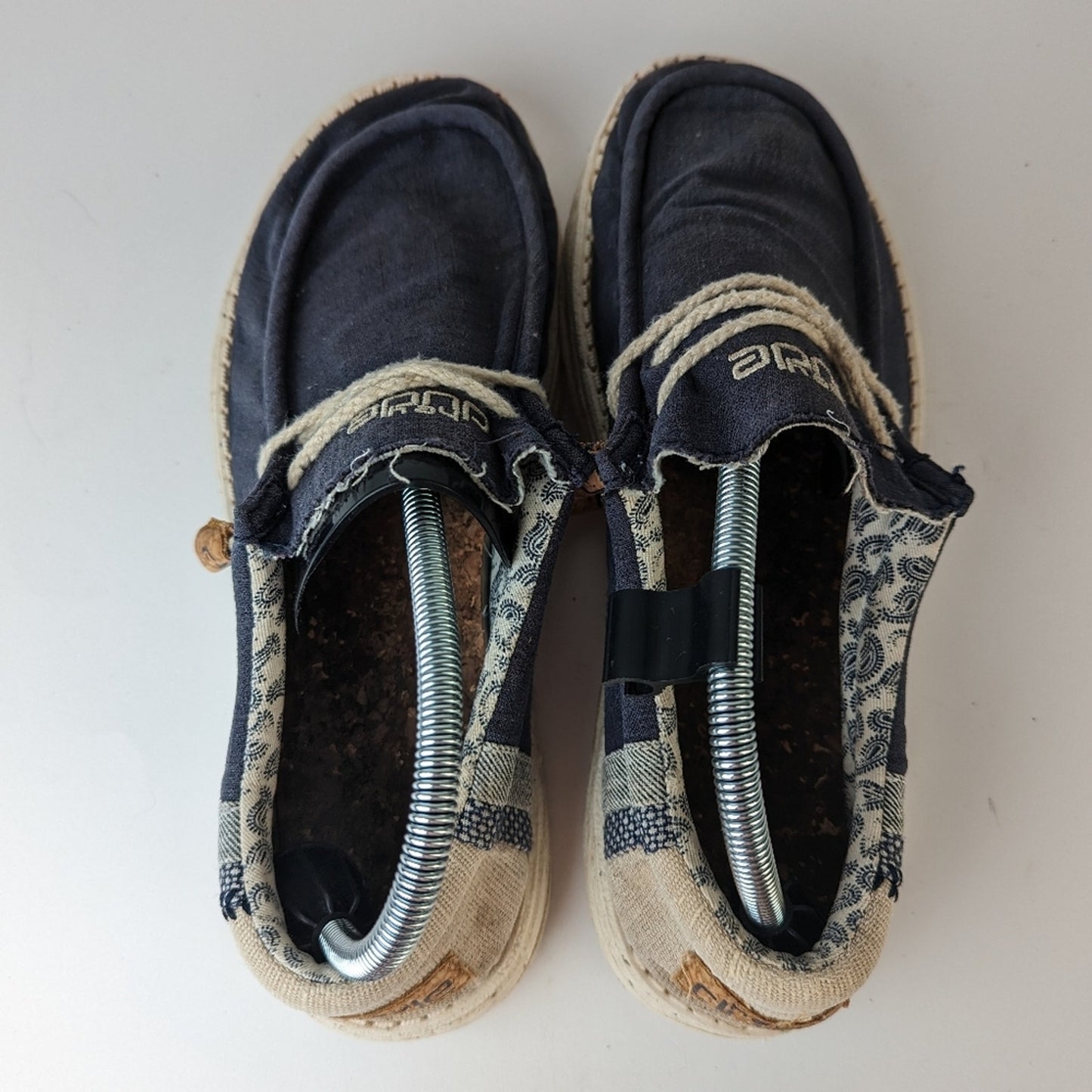 Hey Dude Wally Linen Casual Shoes 10