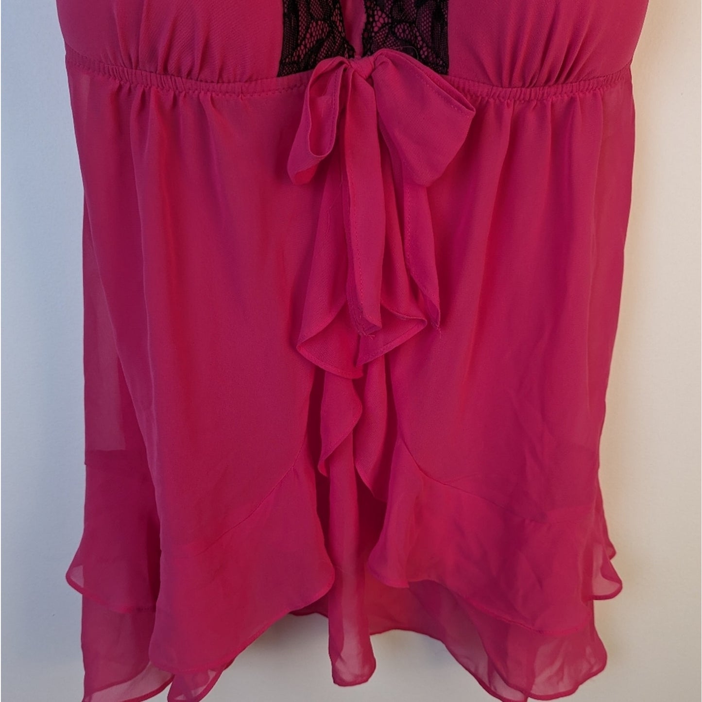 Apt. 9 Chiffon Babydoll Lingerie / Large