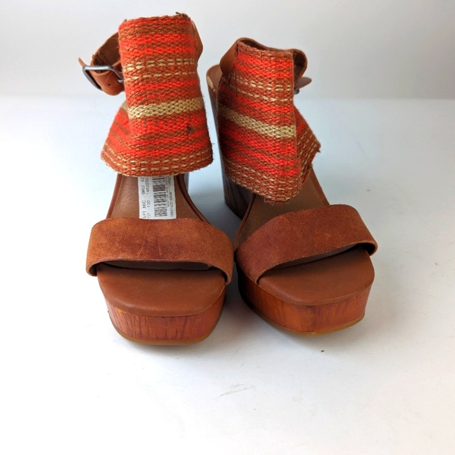 Lucky Brand Lapalona Wedge Sandals 8