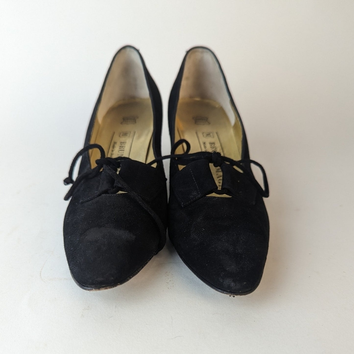 Bruno Magli Suede Heels - 6.5 AAA