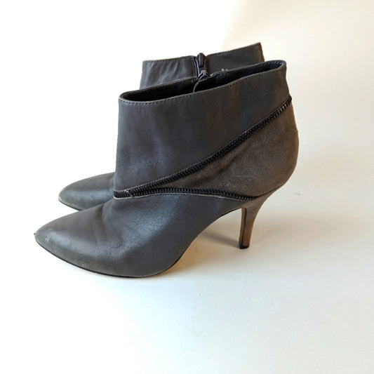 Saks Fifth Avenue Red Heeled Booties / 8.5