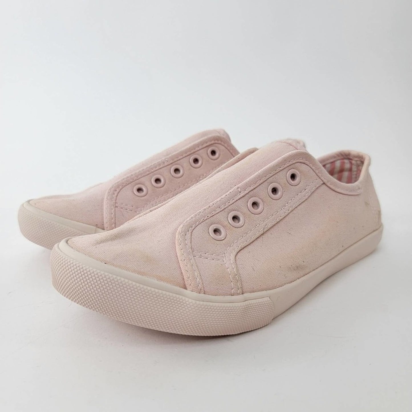 Rose Pink Ciera Laceless Canvas Slip On Sneaker - 6