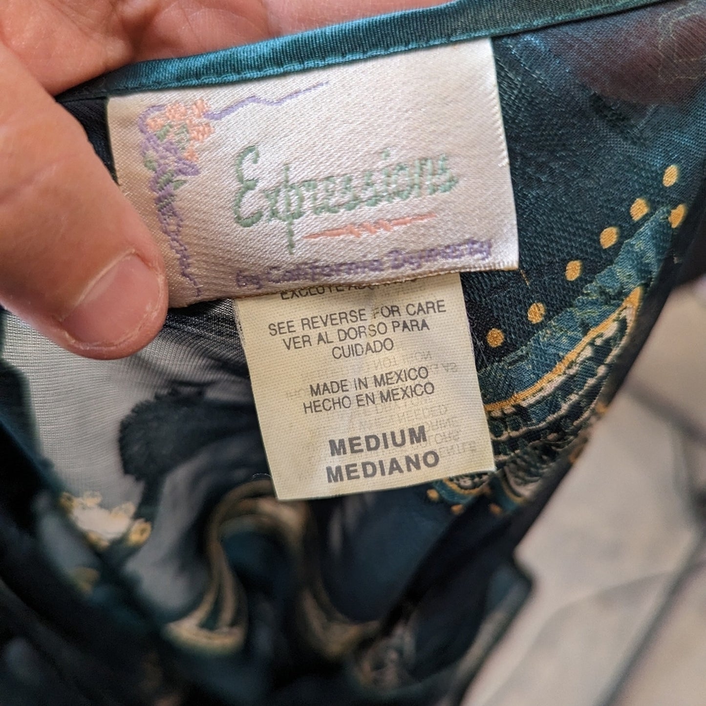 Vintage  80's Sheer Nightgown - M