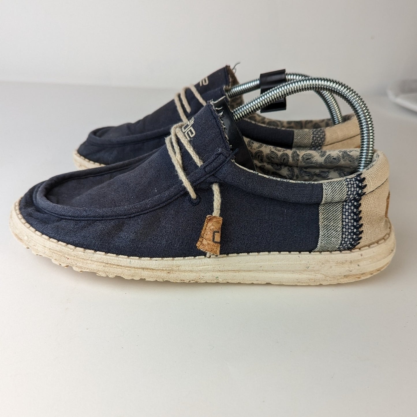 Hey Dude Wally Linen Casual Shoes 10