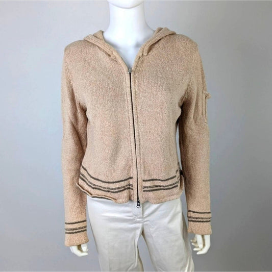 Woolrich Zip Up Hooded Sweater / Medium