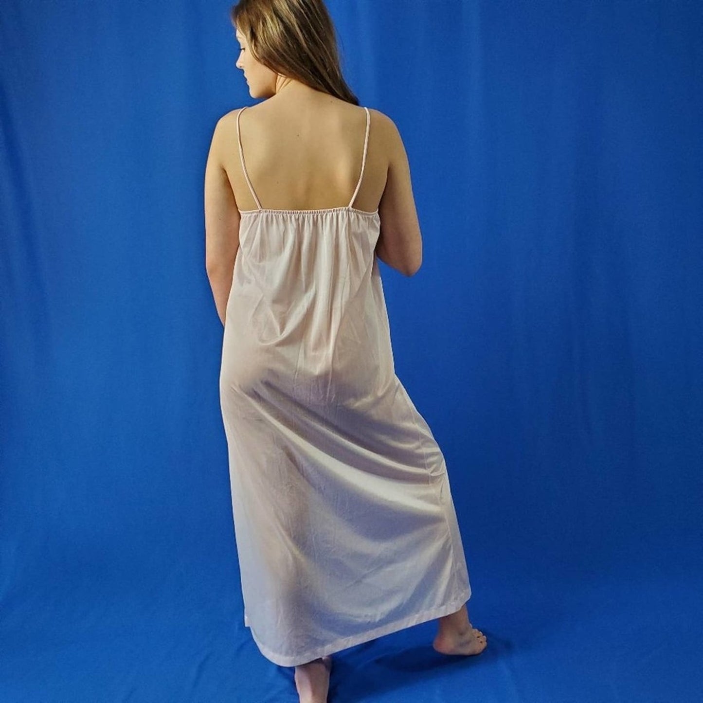 Vintage 60s 70s Babydoll Negligee Teddy - M