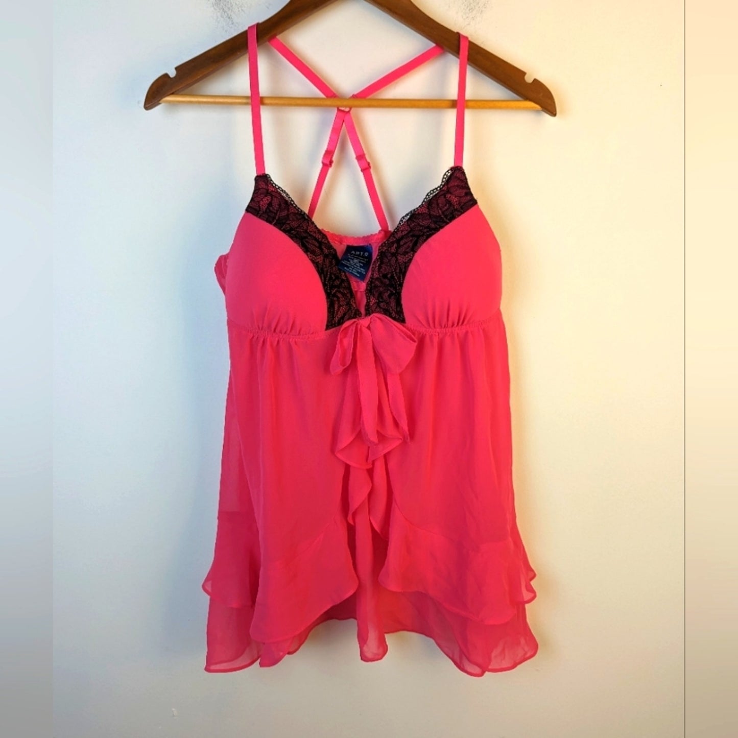 Apt. 9 Chiffon Babydoll Lingerie / Large