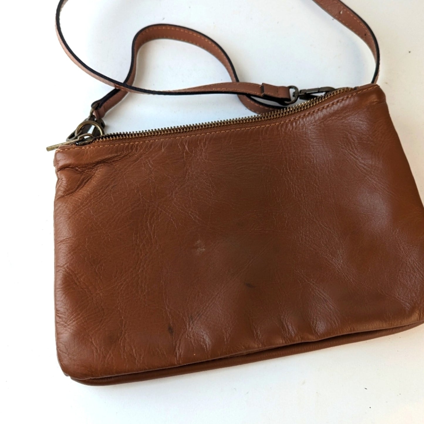 Valentina Fiore Leather Crossbody Bag