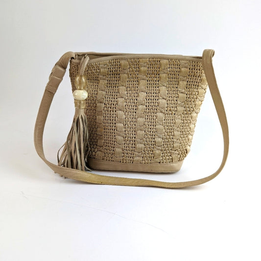 Vintage Crocheted Sharif Bag