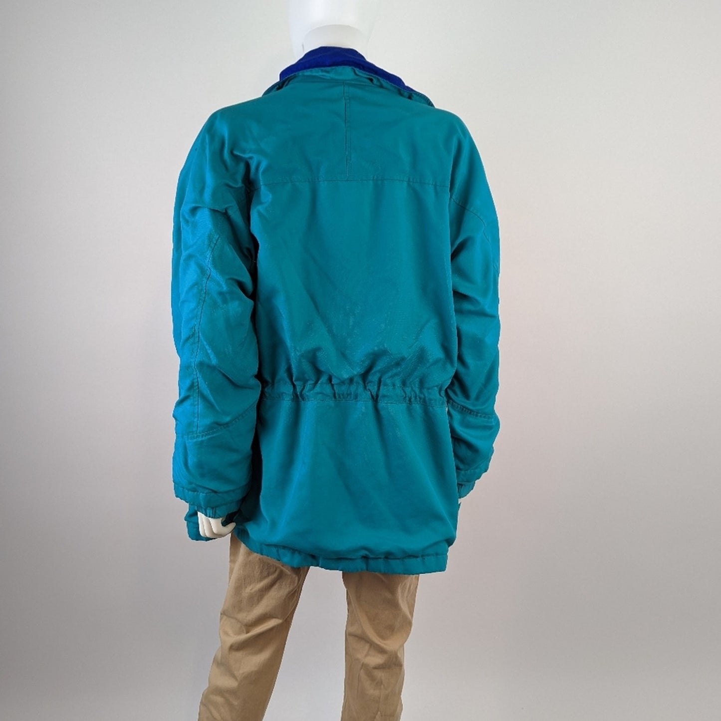 Vintage 90s Sports Wear Color-Blocked Pastel Ski / Bomber / Track Jacket