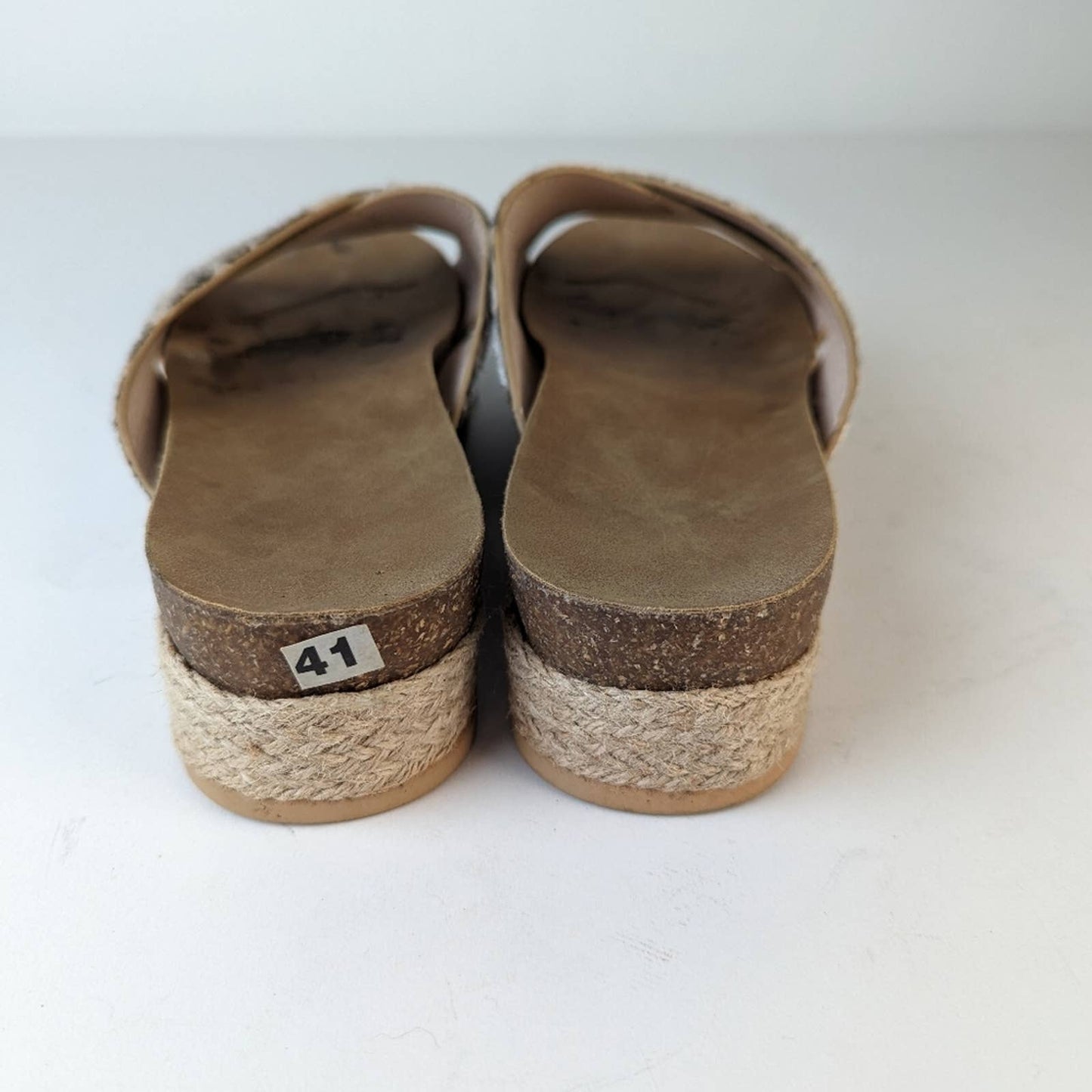 Women's Platform Leopard Print Espadrilles - 41