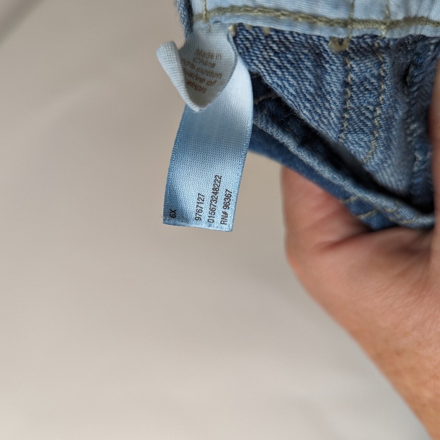 Osh Kosh Jean Overall Dress / 6X