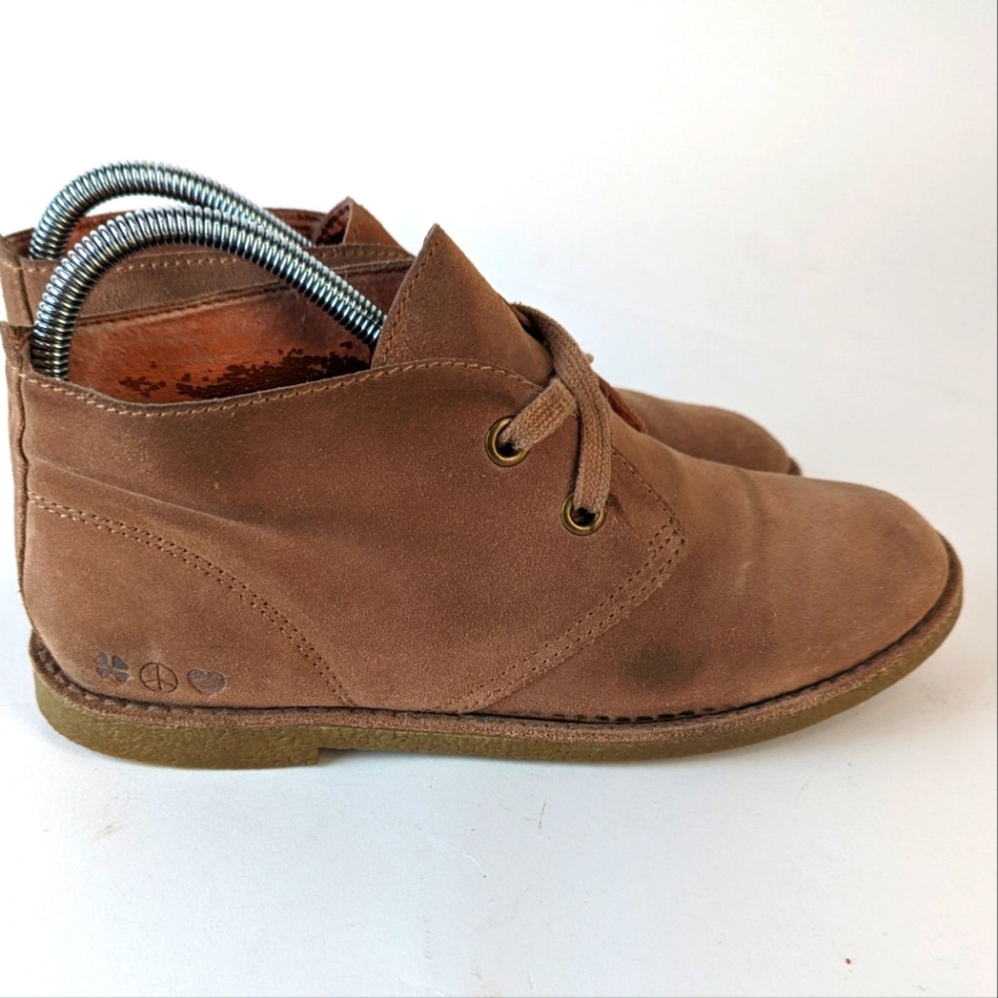 Lucky Brand Brown Suede Emillia Chukka Boots -7.5
