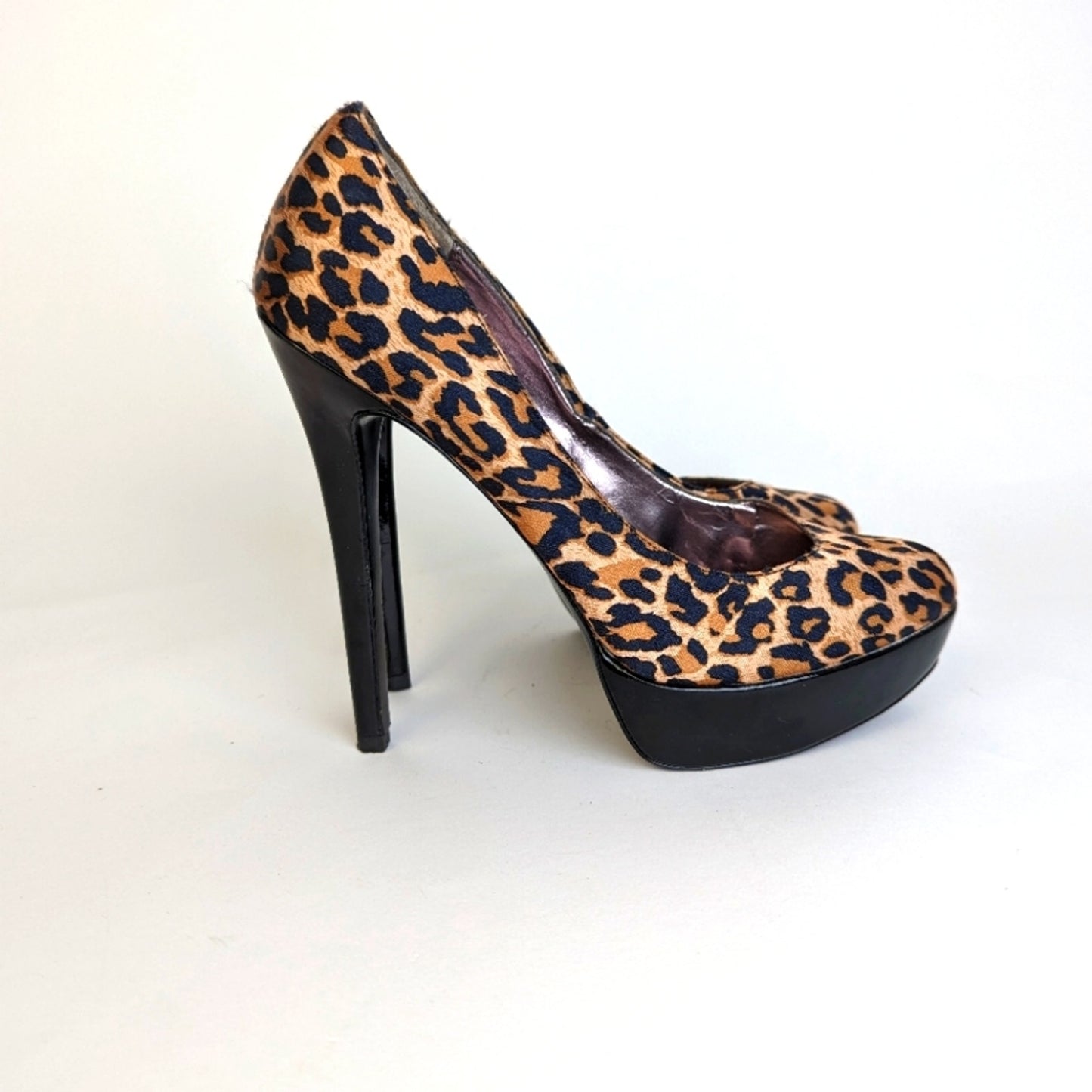 Blake Scott Platform Leopard Print Heels - 7.5