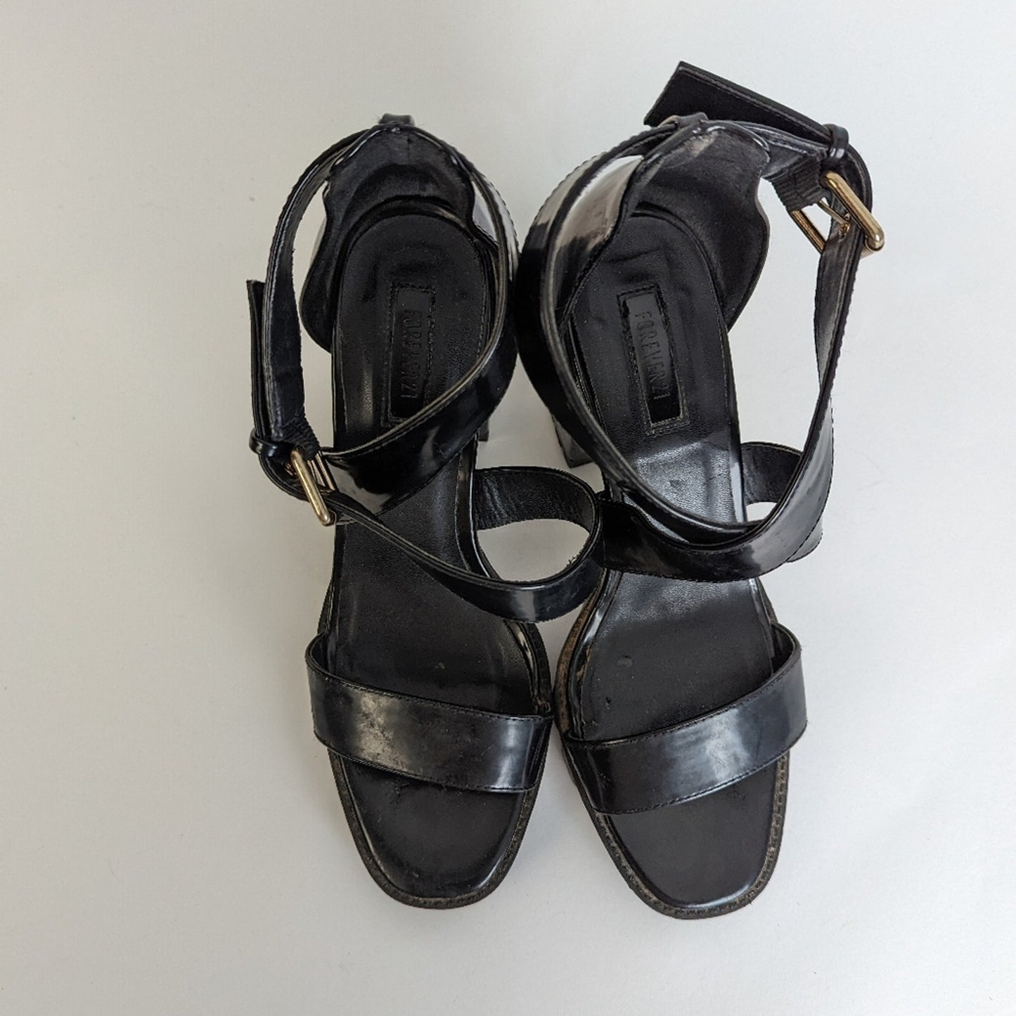 Chunky Forever 21 Block Heels - 9