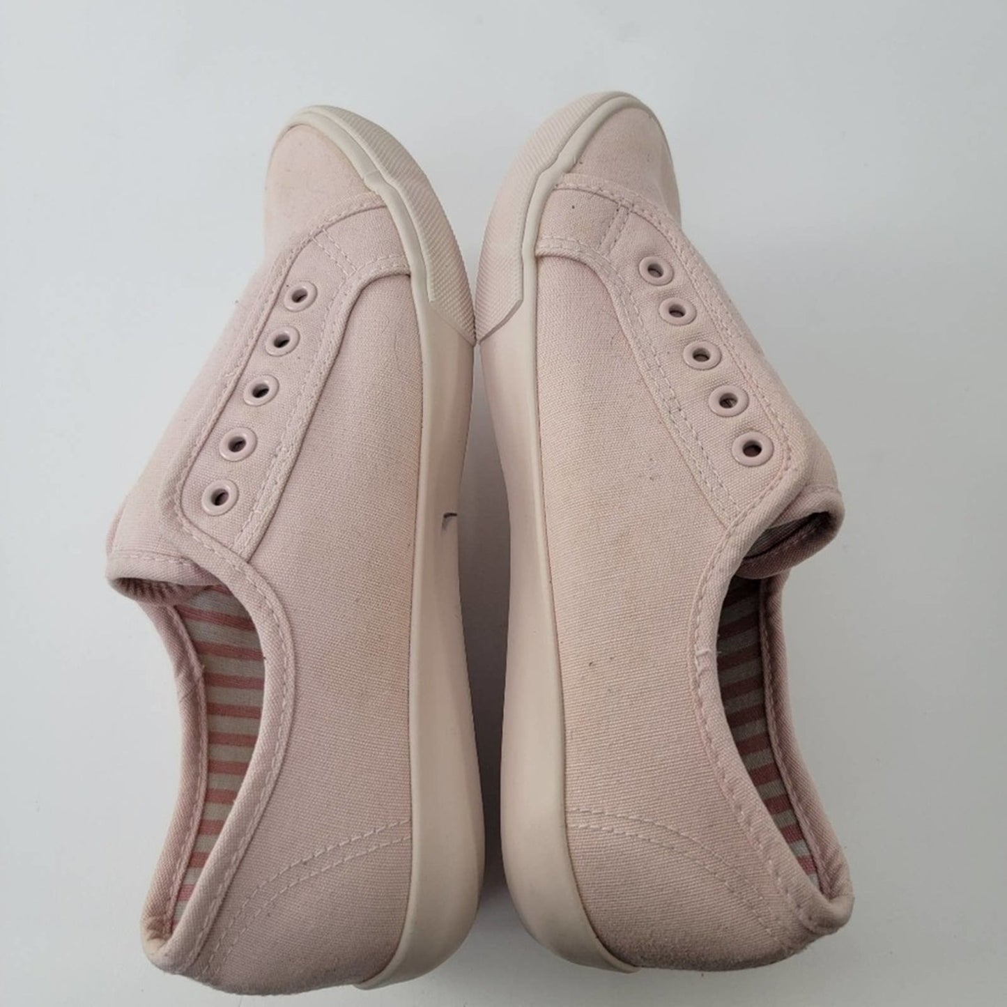 Rose Pink Ciera Laceless Canvas Slip On Sneaker - 6