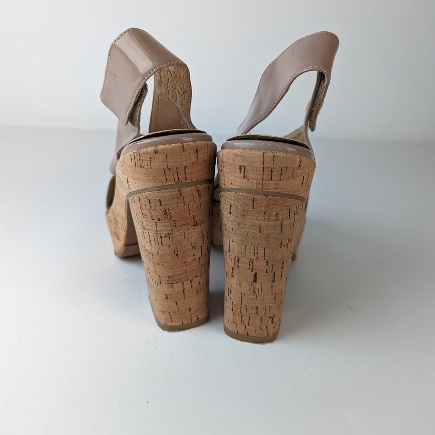 Calvin Klein Platform Cork Heels -7.5/8