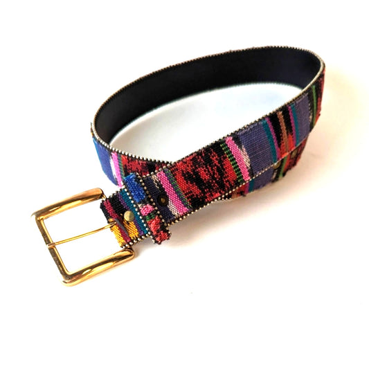 Vintage Tapestry Neon Belt