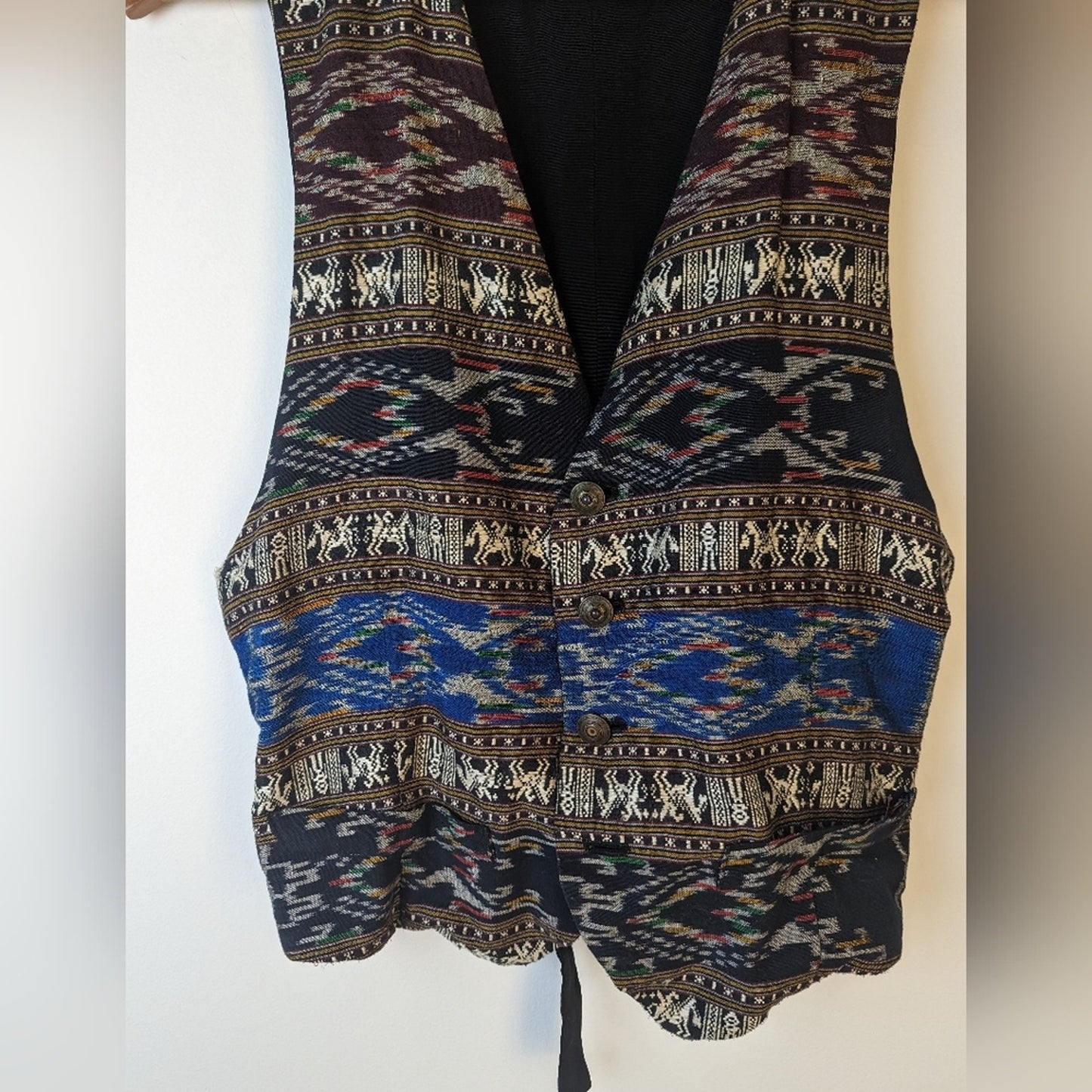 Vintage Aztec Boho Vest