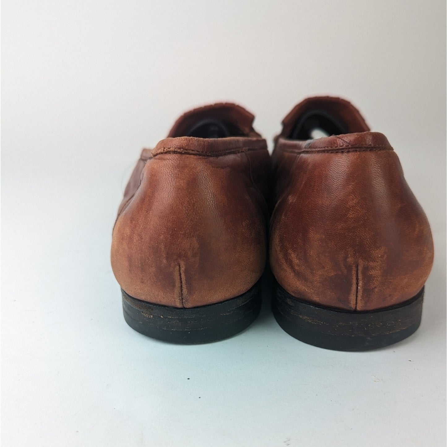 Santoni Men's Brown Tassles Loafer 15
