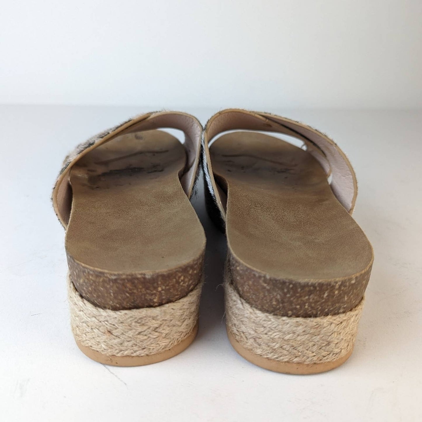 Women's Platform Leopard Print Espadrilles - 41
