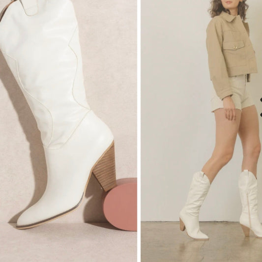 Western Knee High Boots / 9