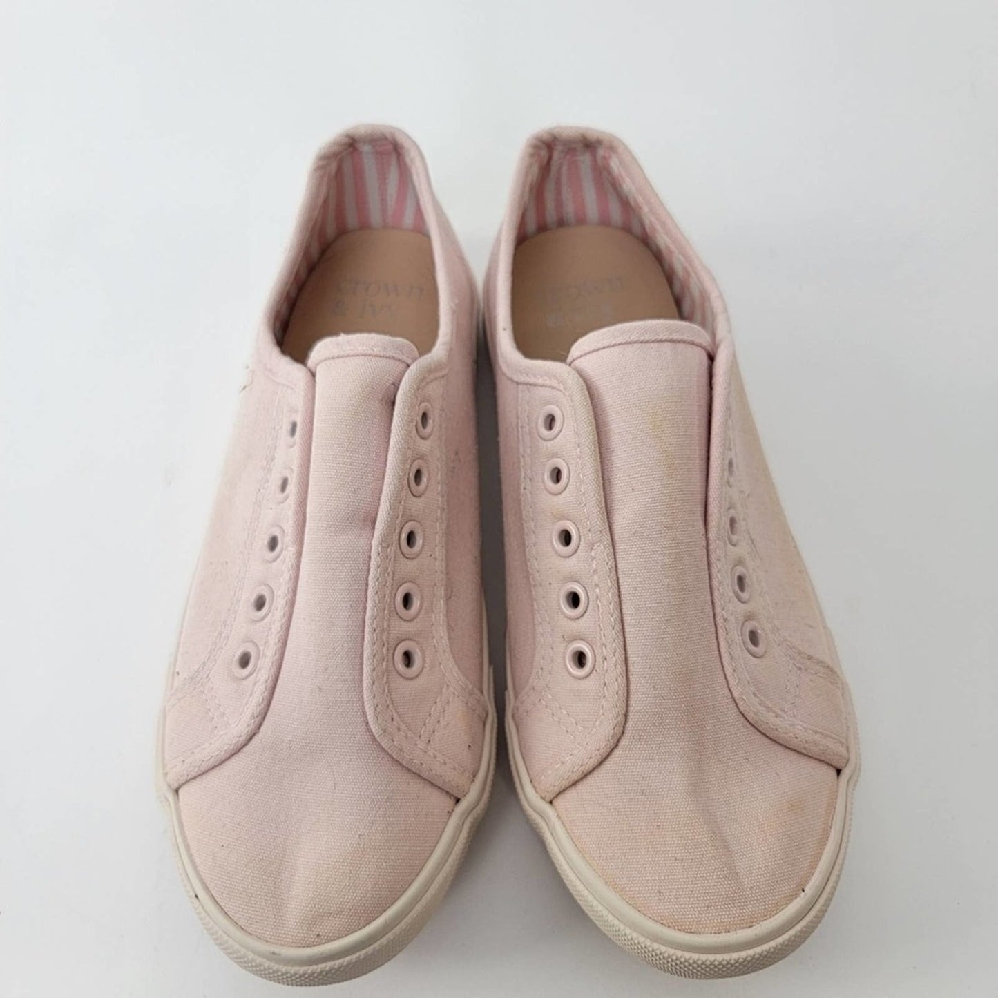 Rose Pink Ciera Laceless Canvas Slip On Sneaker - 6