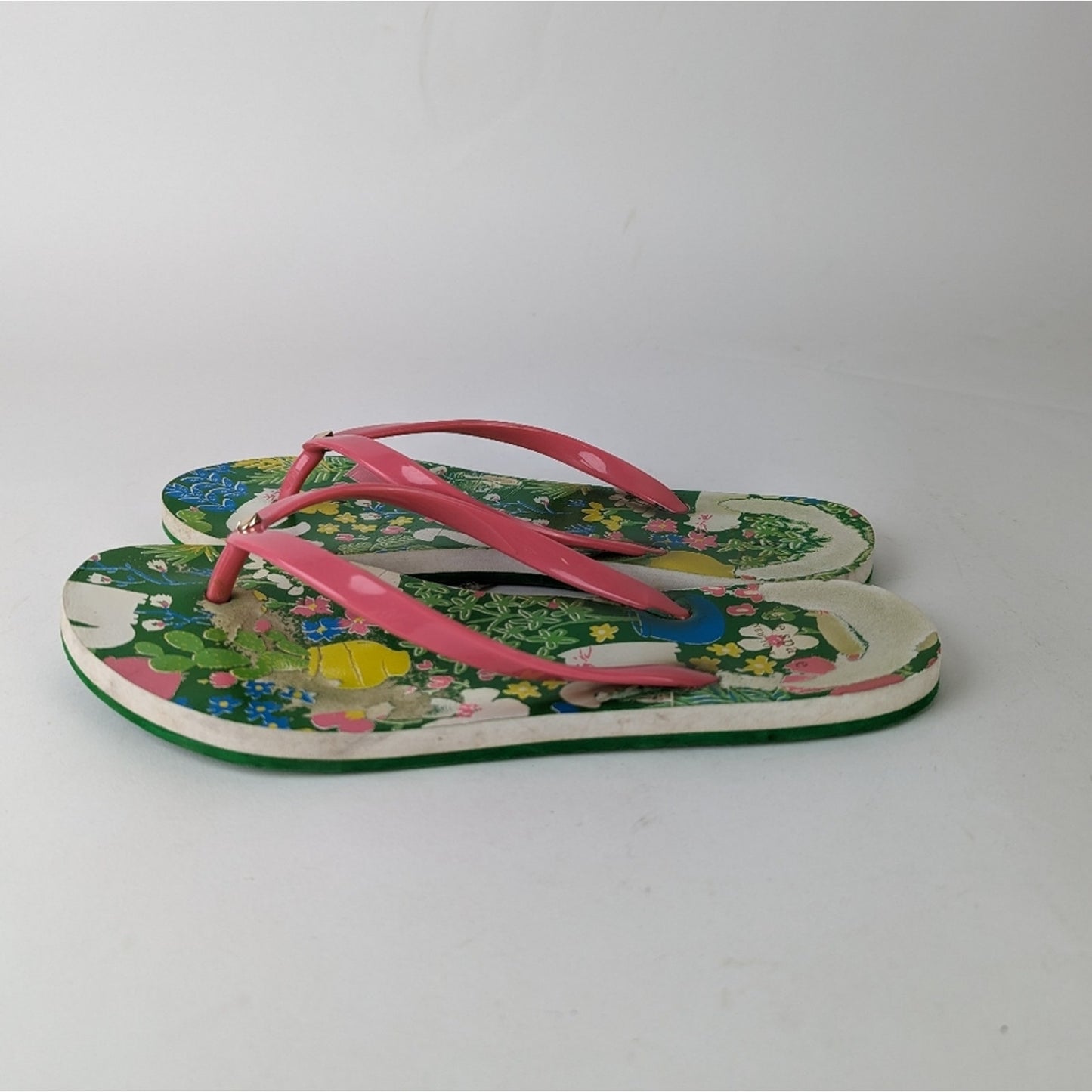 Kate Spade Kitty Flip Flops 7-8