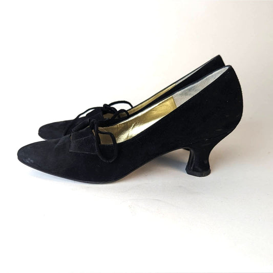 Bruno Magli Suede Heels - 6.5 AAA