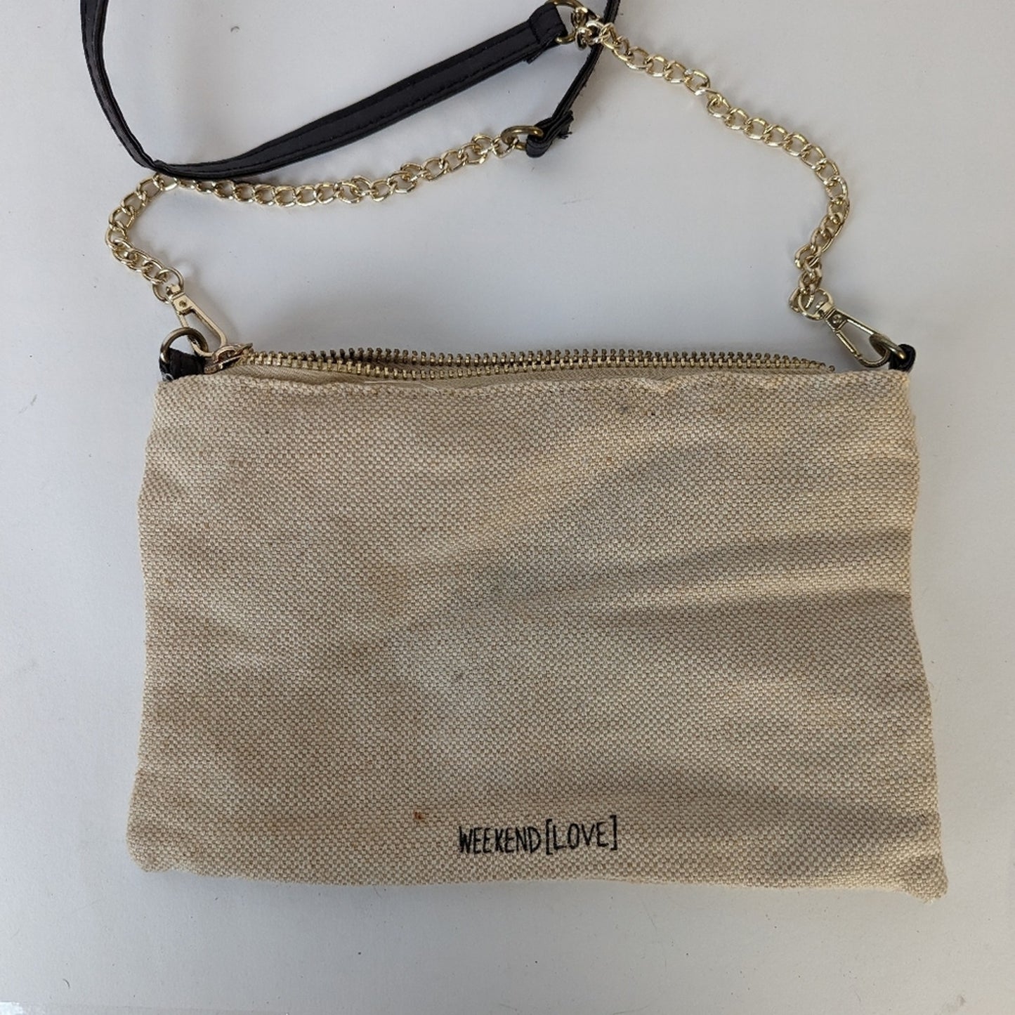 Weekend Love Canvas Crossbody Bag