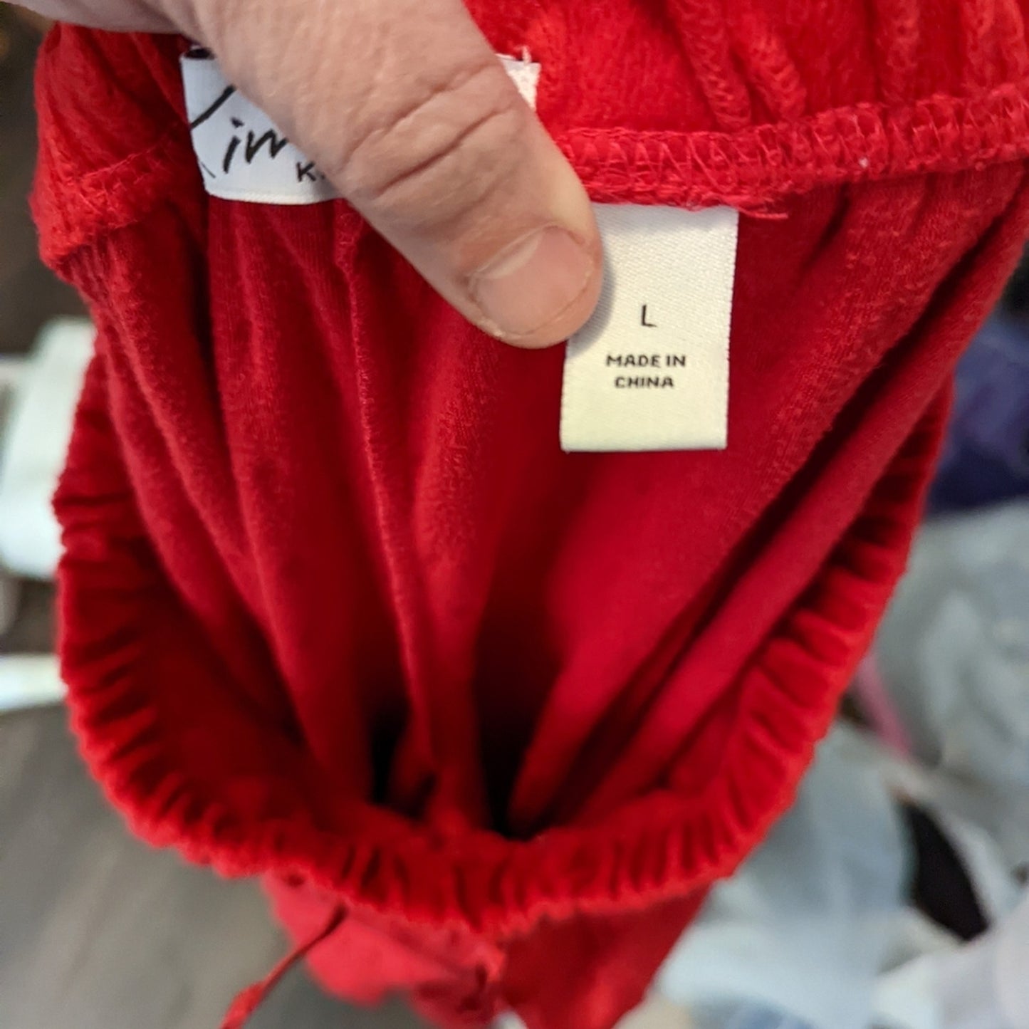Kim Rogers Red Sleep Pants L