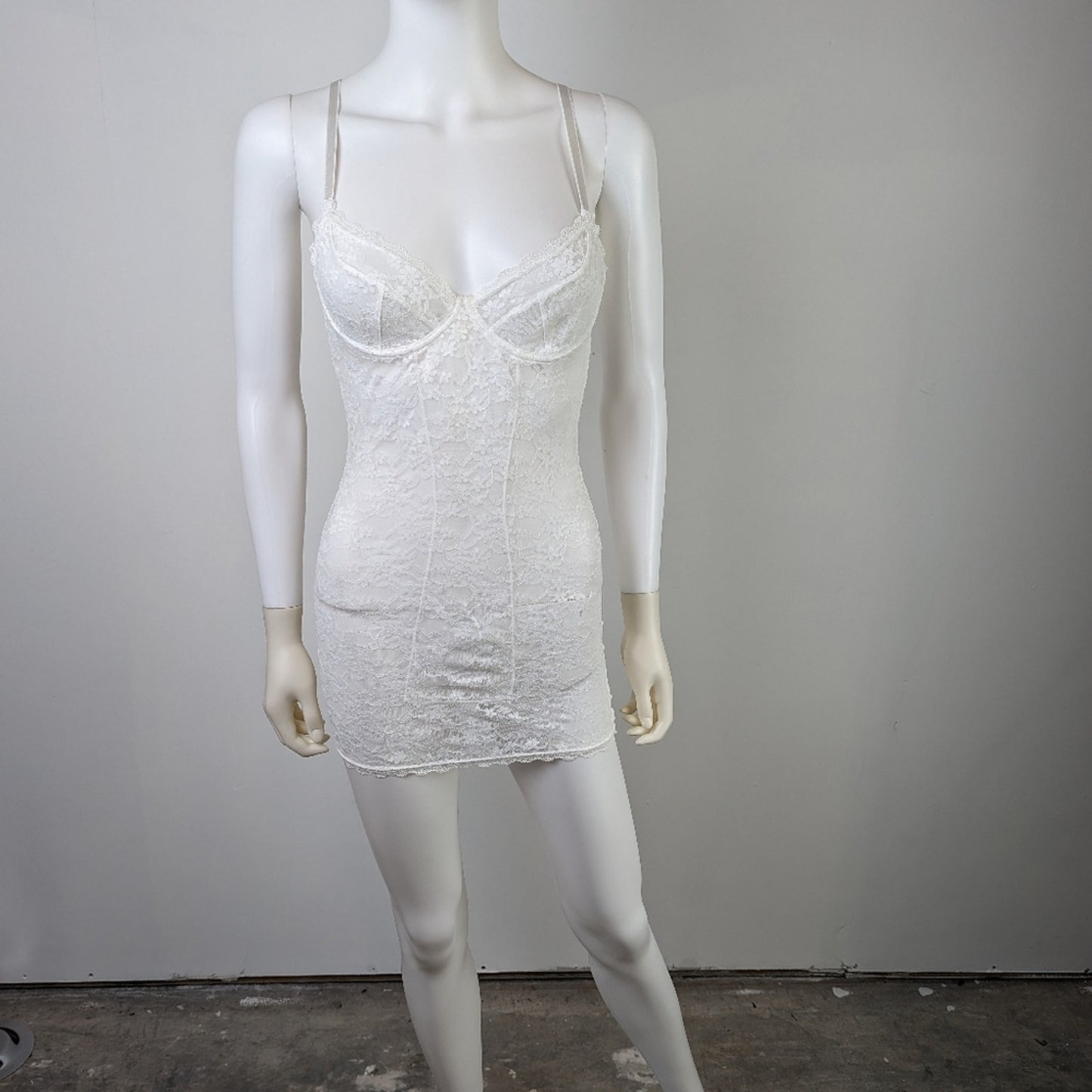 Lace Sheer Sexy Nightgown S