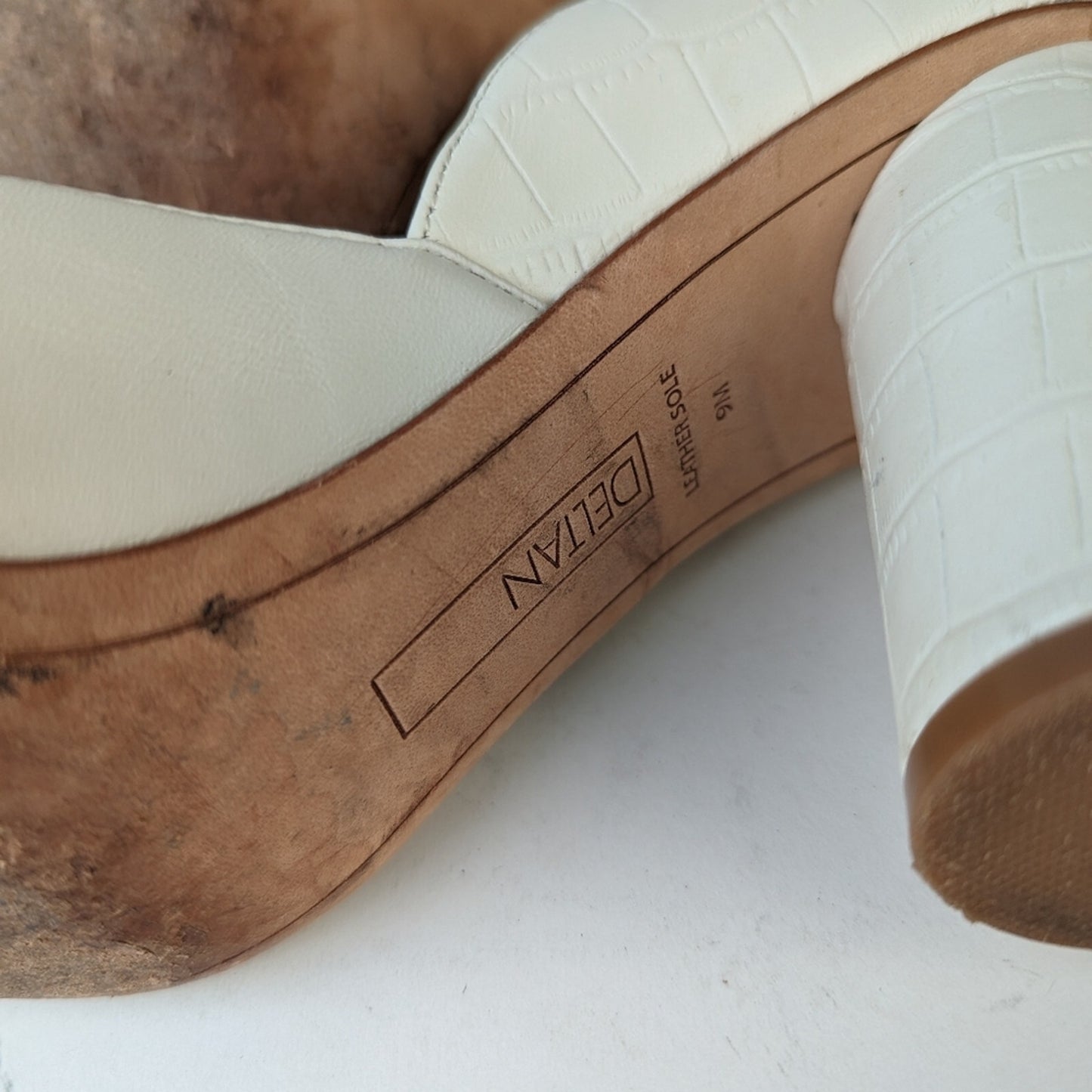 Deltan Croc Heels - 9