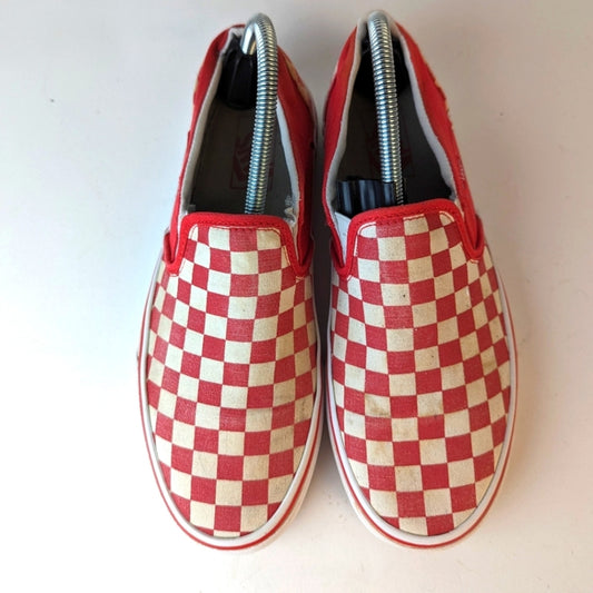 Vans Checkerboard Slip Ons Sneakers / 9.5