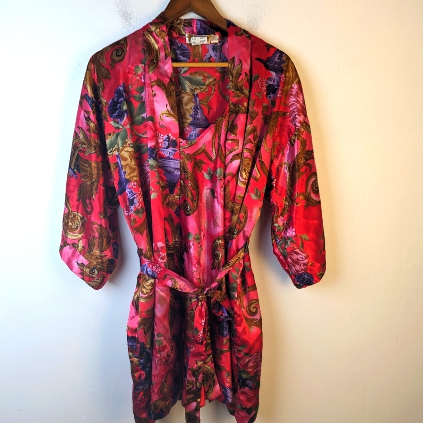 Vintage 80's Silky Lingerie Set - Medium