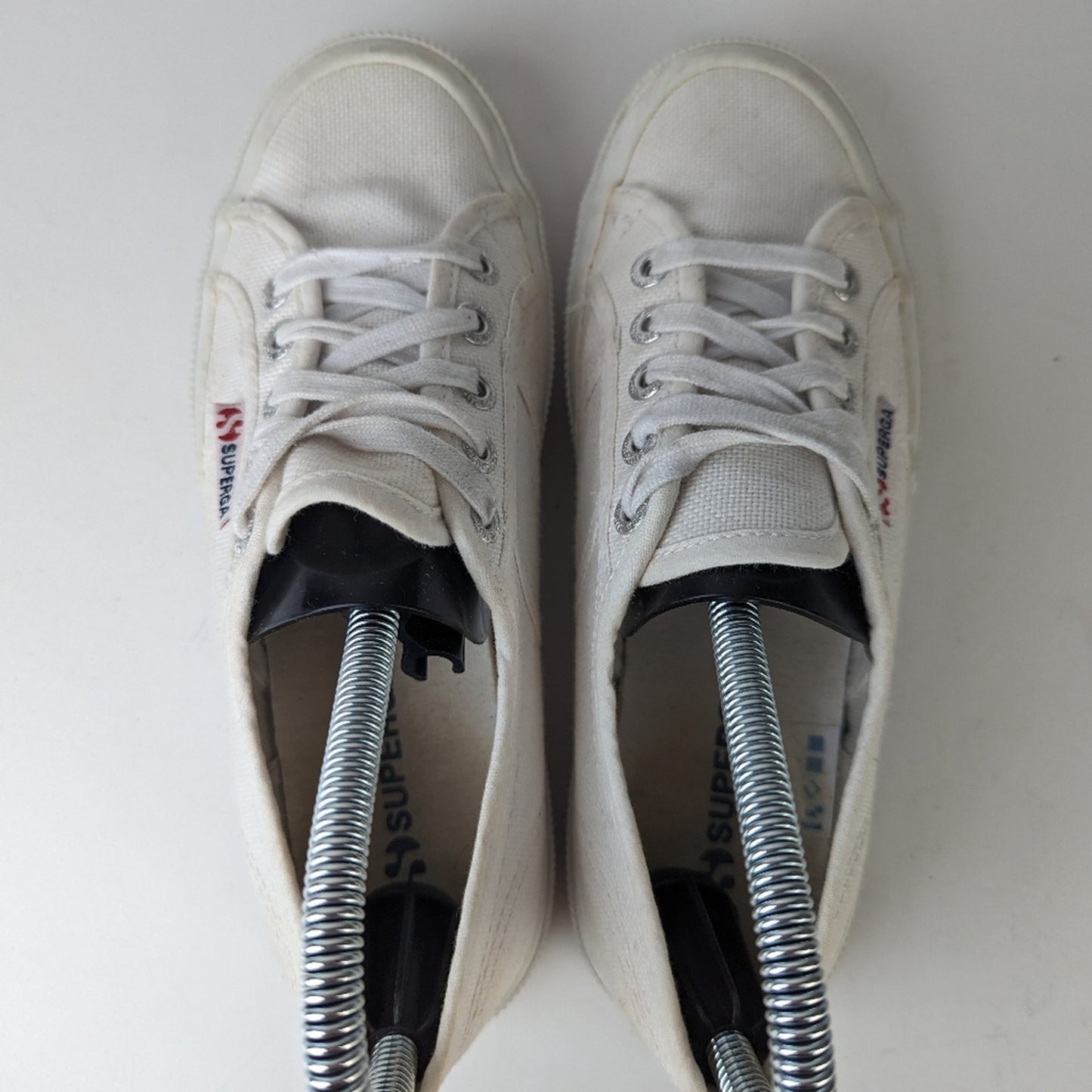 Superga Classic White Lace Up - 6