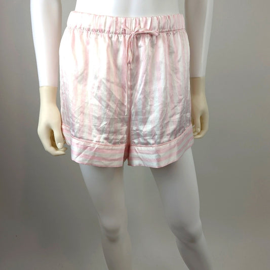 Victoria's Secret Sexy Silky Striped Sleep Shorts L
