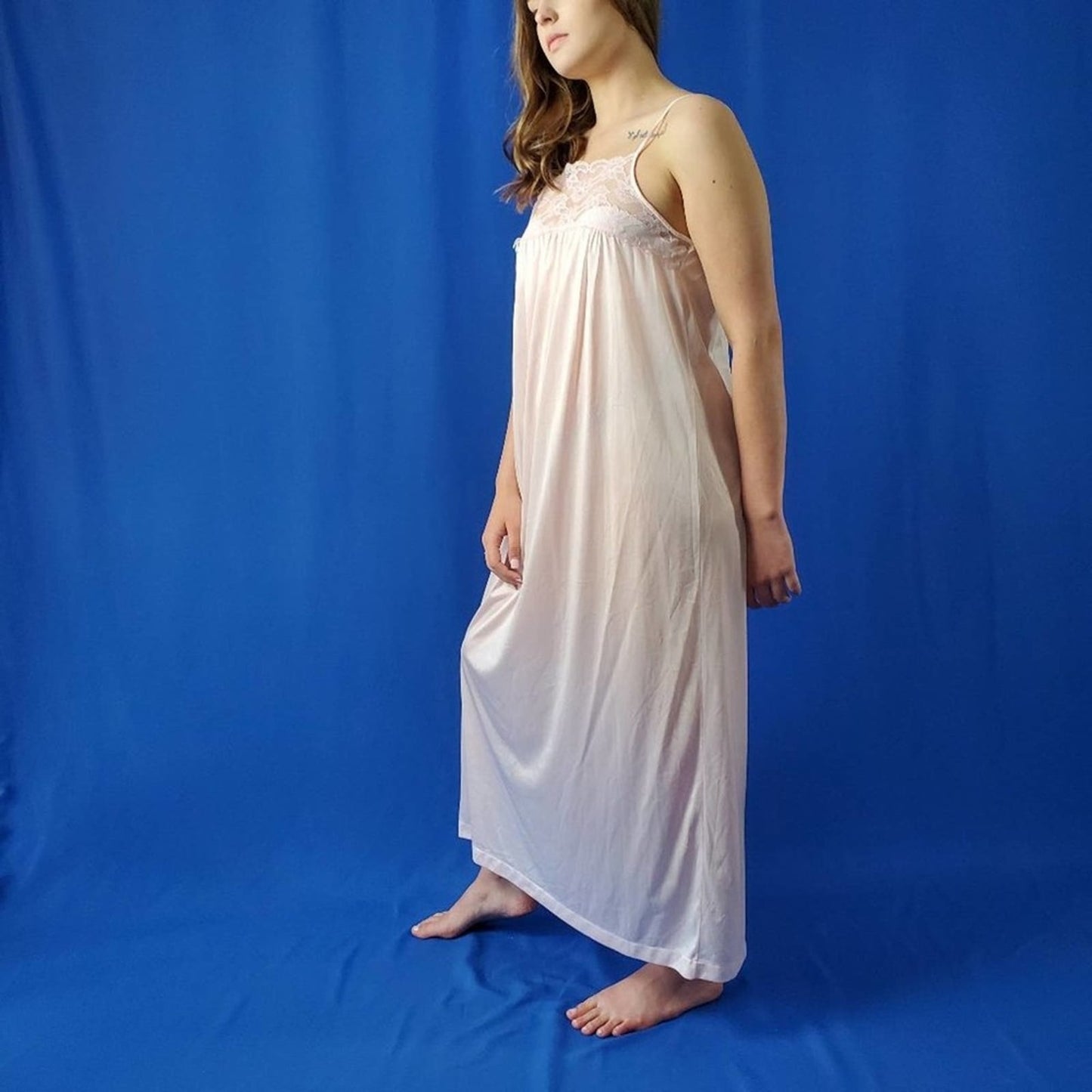 Vintage 60s 70s Babydoll Negligee Teddy - M