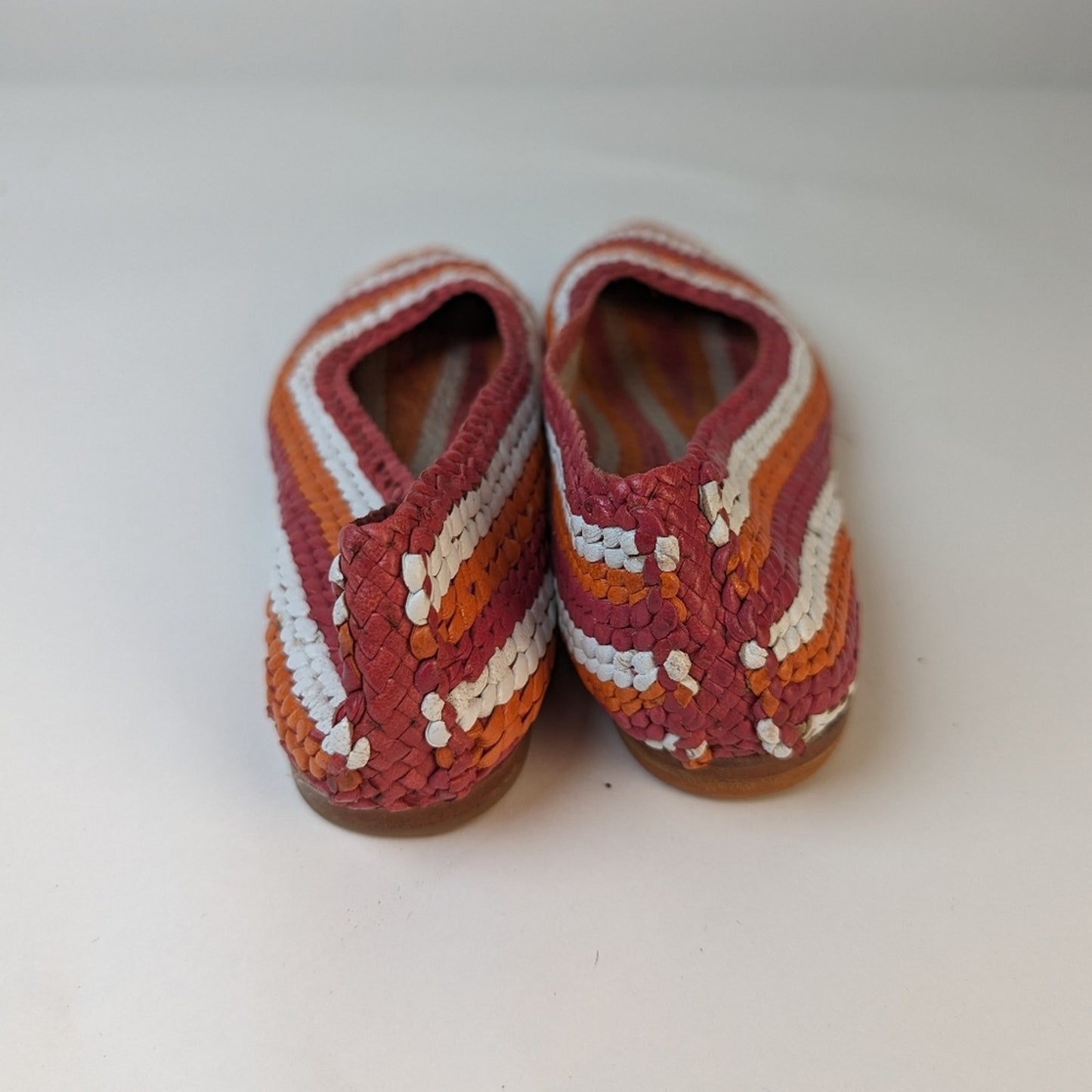 Kate Spade Woven Leather Ballet Flats / 7.5