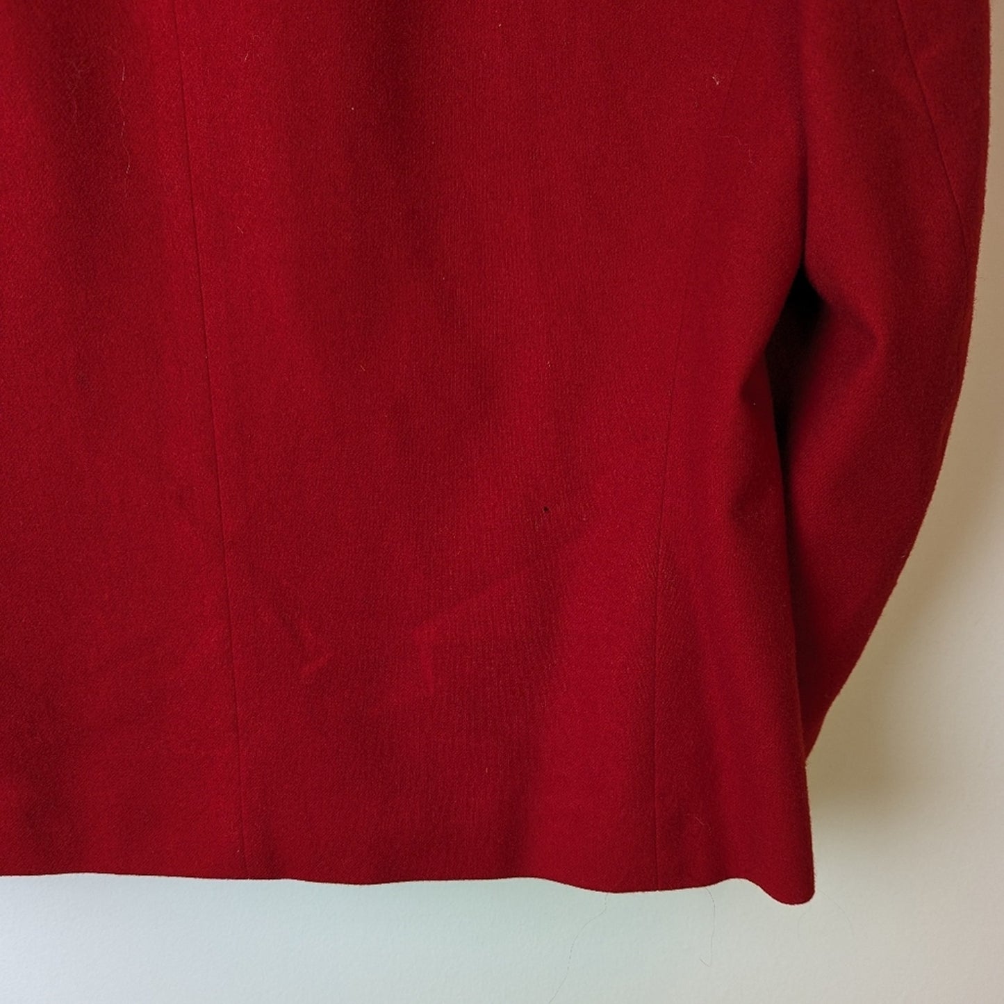 Vintage Pendleton Red  Wool Blazer / 18R