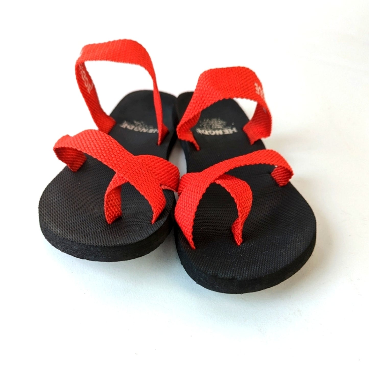 Red Strappy Sandals -7