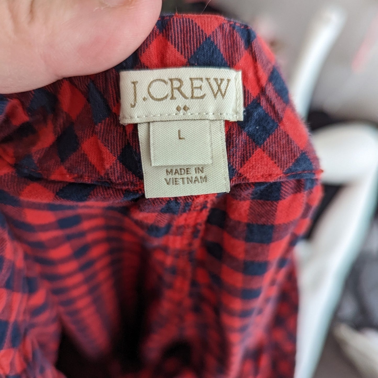 J. Crew Plaid Sleep Pants L