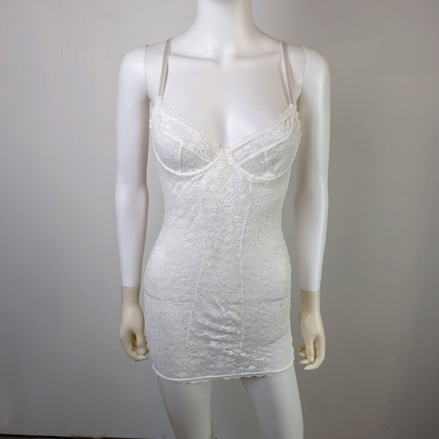 Lace Sheer Sexy Nightgown S