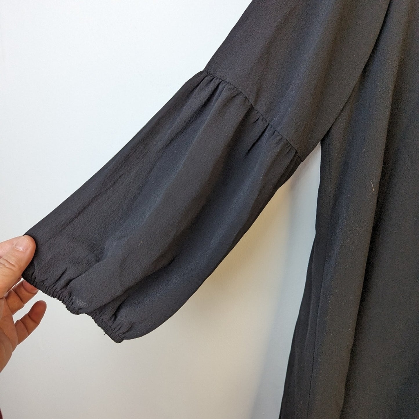 As U Wish Juniors Lantern Sleeve Dress / Medium