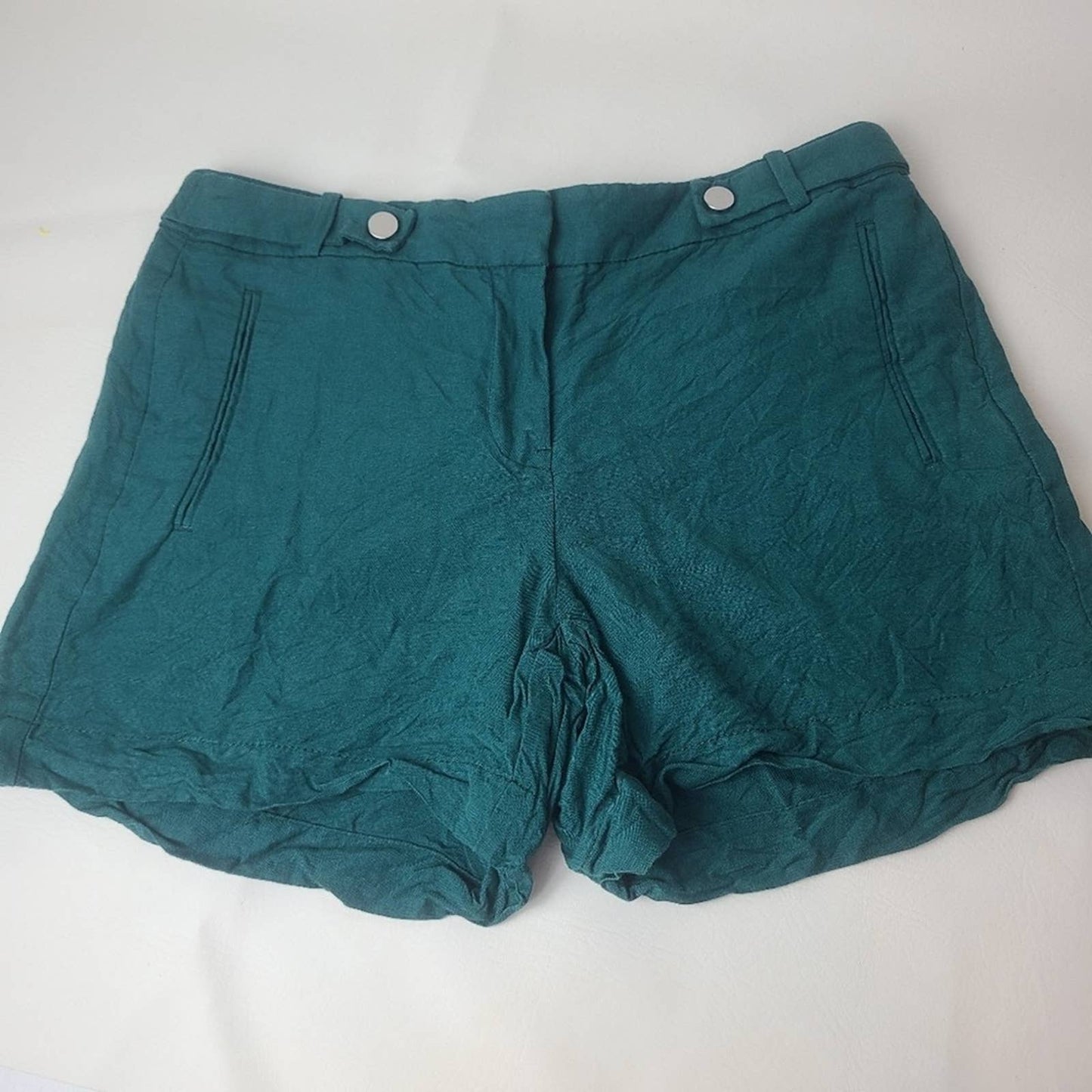 White House I Black Market Linen Shorts