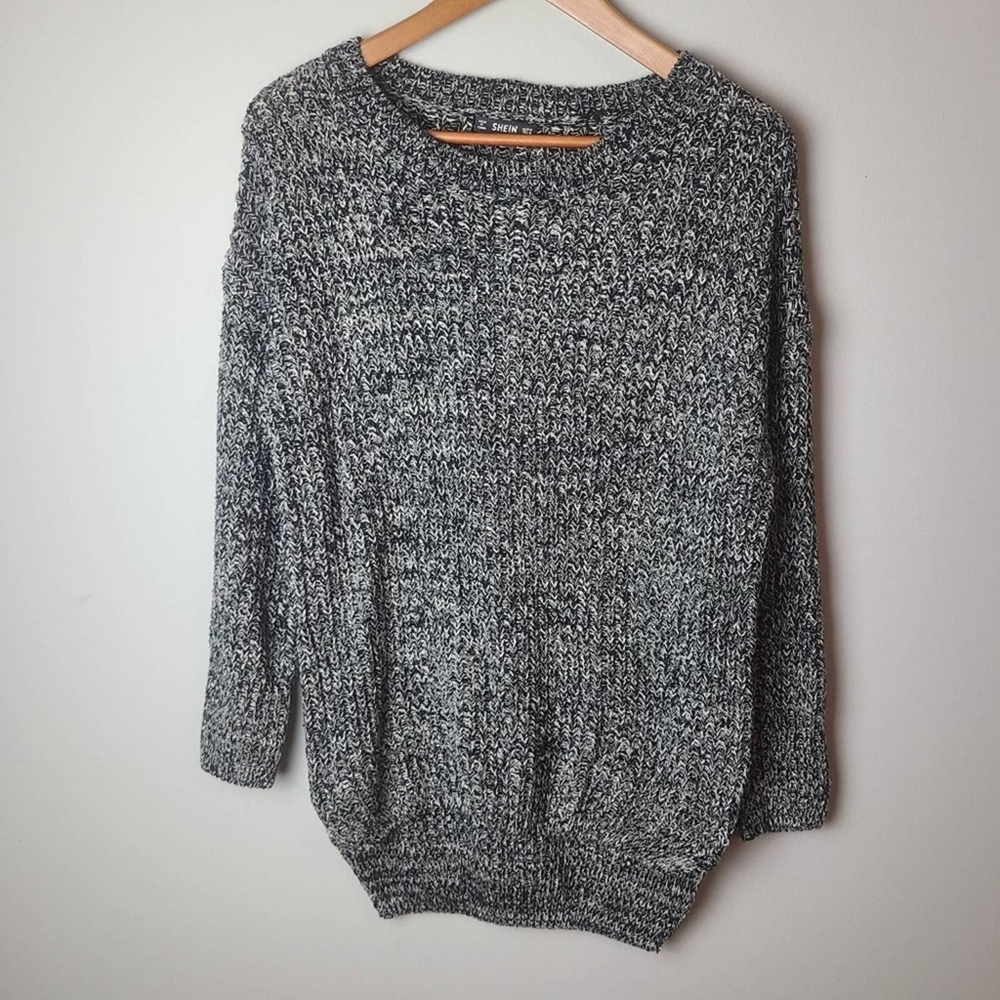 Shein Marbled Knit Sweater
